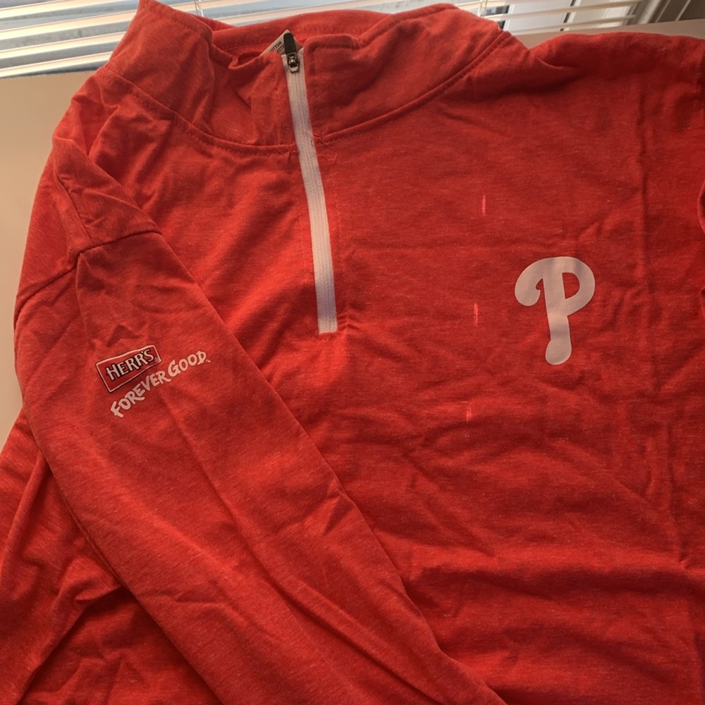 NWOT - Philadelphia Phillies 1/4 zipper pullover